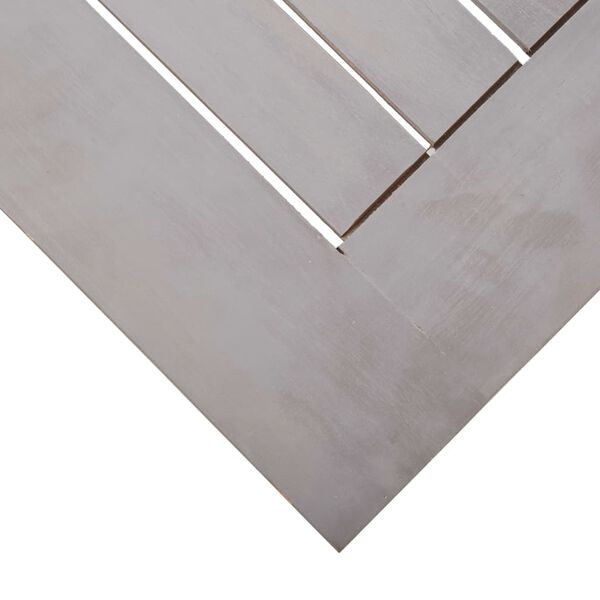 vidaXL 7-dijelni vrtni blagovaonski set od bagremovog drva sivi