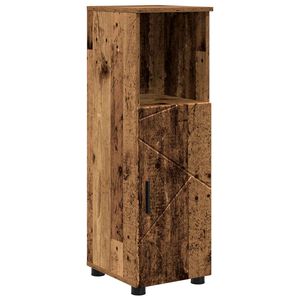 vidaXL Kupaonski ormar Staro drvo 30 x 35 x 95 cm