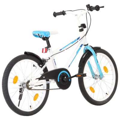 vidaXL Dječji bicikl 20 inča plavo-bijeli