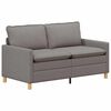 vidaXL Sofa Sivosmeđa 156 x 81 x 87,5 cm Tkanina