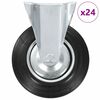 vidaXL Fiksni kotačići 24 kom 200 mm