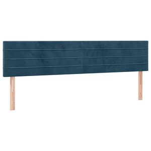 vidaXL Uzglavlja tamnoplava 180x5x78/88 cm bar&scaron;unasta
