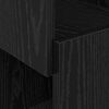 vidaXL Kutni ormarić Crni hrast 25,5x25x102cm Konstruirano drvo