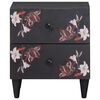 vidaXL Noćni ormarić 2 pcs Smeđa 40 x 33,5 x 46 cm Čvrsto drvo manga