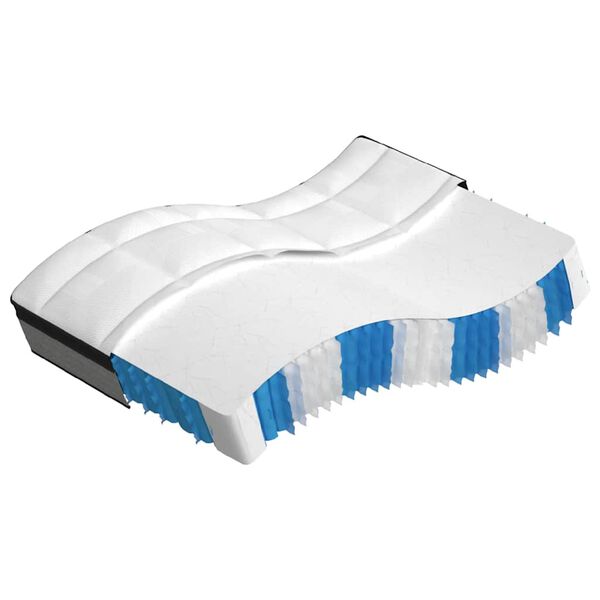 vidaXL Madrac s džepičastim oprugama srednji plus 140 x 190 cm