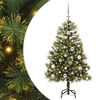 vidaXL Umjetno Drvo za Božić s &Scaron;i&scaron;arkama Zelena 120 cm