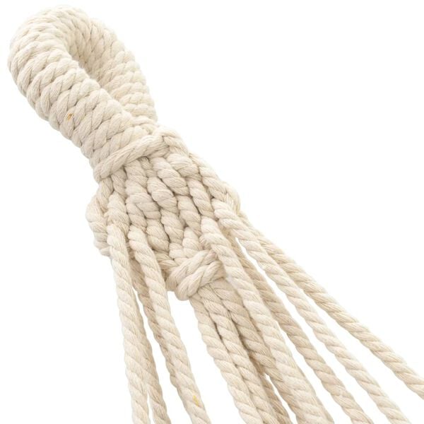 vidaXL Sklopiva viseća ležaljka za 2 osobe smeđa 360 x 150 cm