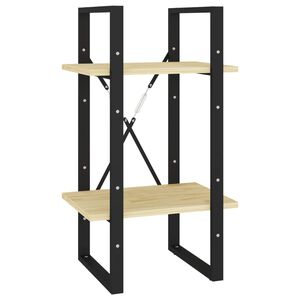 vidaXL Ormarić za knjige s 2 razine 40 x 30 x 70 cm masivna borovina