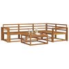 vidaXL Set vanjskih sofa 5 pcs Prirodna Čvrsto drvo akacije