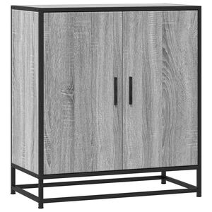 vidaXL Komoda boja hrasta sonome 68x35x76 cm konstruirano drvo metal