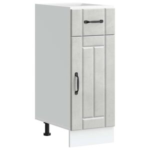 vidaXL Donji kuhinjski ormarić Lucca boja betona konstruirano drvo