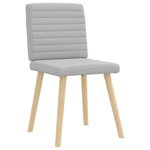 vidaXL Blagovaonske stolice od tkanine 2 kom oblačnosive