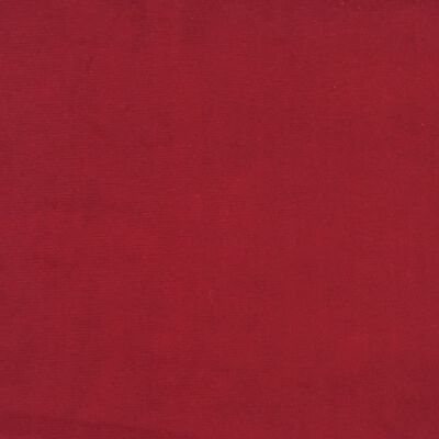 vidaXL Tabure crvena boja vina 60x60x36 cm baršunasti