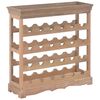 vidaXL Ormarić za vino smeđi 70 x 22,5 x 70,5 cm MDF