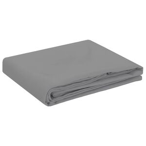 vidaXL Tkanina za stol Četvrtasti Svjetlosiva 110 x 110 cm Poliester