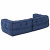 vidaXL Modularni kauč 3 pcs Indigo 140 x 70 x 36 cm tkanina