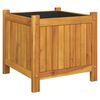 vidaXL Vrtna sadilica s oblogom 42x42x40 cm od masivnog drva bagrema