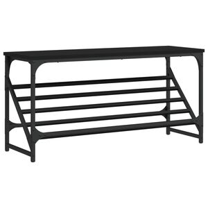 vidaXL Stalak za cipele crni 90 x 30 x 45 cm od konstruiranog drva