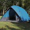 vidaXL Kamping šator s krovom s pohranom Plava 275 x 230 x 140 cm taft