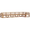 vidaXL Set vanjskih sofa 6 pcs Prirodna Čvrsto drvo akacije