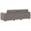 vidaXL Sofa Sivo-smeđa 221 x 78 x 80 cm tkanina