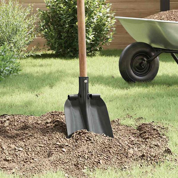 vidaXL Glava lopate 4 pcs Srebrno 33 x 21 cm Čelik s prahom premazan