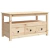 vidaXL Stolić za kavu 102 x 49 x 55 cm od masivne borovine