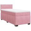 vidaXL Box spring krevet s madracem ružičasti 90x190 cm bar&scaron;unasti
