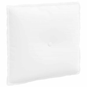 vidaXL Jastuk za leđa Bijelo 50 x 19 x 45 cm tkanina