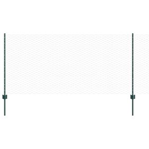 vidaXL Heksagonalna ograda s stubom 50 x 1 m Čelik premazan PVC-om