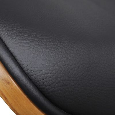 vidaXL Blagovaonske stolice 6 kom od zaobljenog drva i umjetne kože