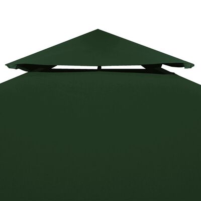 vidaXL Zamjenski pokrov za sjenicu 310 g/m² zeleni 3 x 3 m