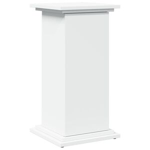 vidaXL Stalak za izložbu s spremi&scaron;tem bijeli 31x30x60 cm drveni