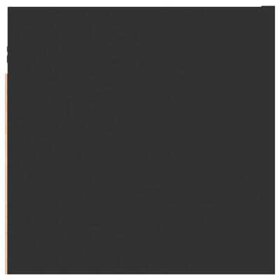 vidaXL Noćni ormarić crni 30,5 x 30 x 30 cm od iverice