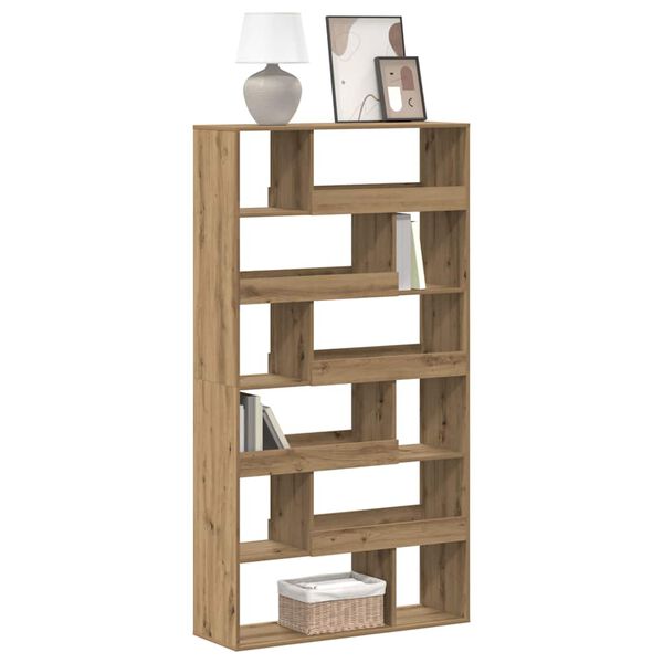 vidaXL Regal za knjige boja hrasta 100x33x187,5 cm konstruirano drvo