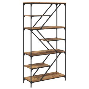 vidaXL Polica Staro drvo 91 x 36 x 176 cm Konstruirano drvo