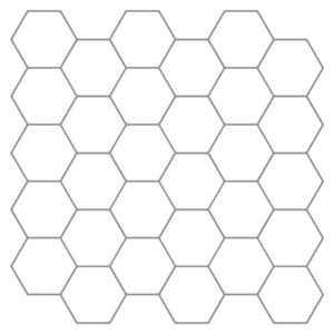 vidaXL Heksagonska pločica 20 pcs Bijela siva 30 x 30 cm