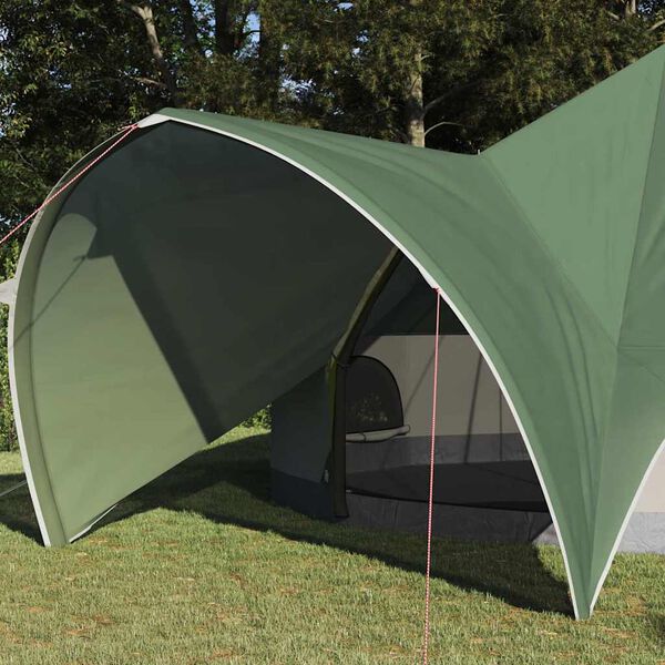 vidaXL Teepee &scaron;ator s krovom Zelena i Siva 600 x 600 x 347 cm
