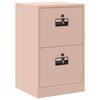 vidaXL Kabinet za datoteke s ladicama Ružičasta 45,5 x 42 x 74,5 cm