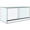 vidaXL Terarij s pohranom *Transparent*an 80 x 40 x 40 cm Stakl