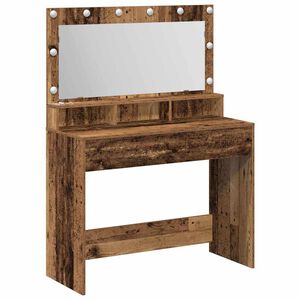 vidaXL Toaletni stol Staro drvo 100 x 41 x 135 cm Konstruirano drvo
