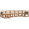 vidaXL Set vanjskih sofa 7 pcs Prirodna Čvrsto drvo akacije