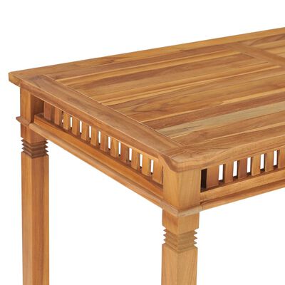 vidaXL Vrtni blagovaonski stol 120 x 65 x 80 cm od masivne tikovine