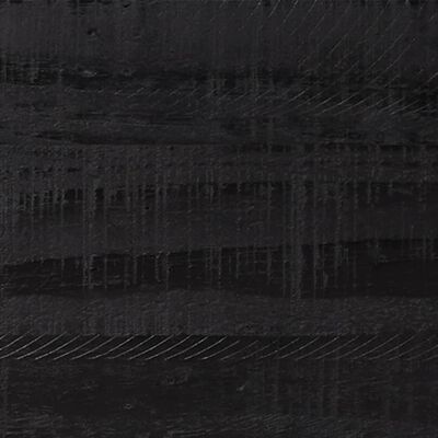 vidaXL Komoda crna 110 x 35 x 70 cm od masivne borovine