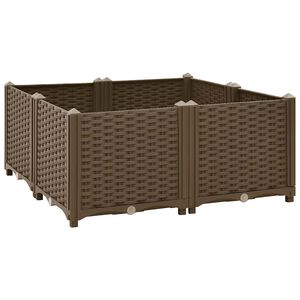 vidaXL Povi&scaron;ena gredica 80 x 80 x 38 cm od polipropilena