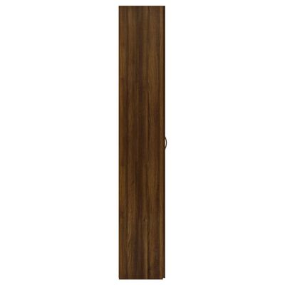 vidaXL Uredski ormarić smeđi hrast 60x32x190 cm od konstruiranog drva