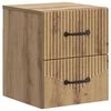 vidaXL Noćni ormarić za montažu na zid Hrast artisan 34,5 x 33 x 40 cm