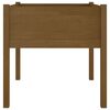 vidaXL Vrtne sadilice 2 kom boja meda 70 x 70 x 70 cm masivna borovina