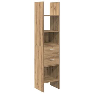 vidaXL Ormarić za knjige 2 razina 40 x 35 x 180 cm Konstruirano drvo