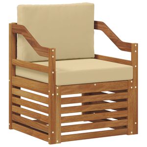 vidaXL Set vanjskih sofa Čvrsto drvo akacije i poliester
